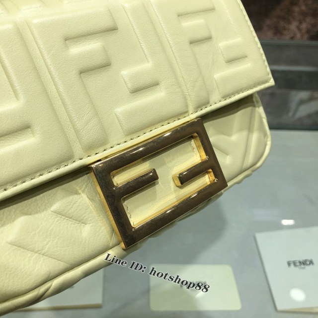 FENDI精品女包 芬迪BAGUETTE羊皮手袋 Fendi 0191s迷你肩背斜挎包 fdzg2524